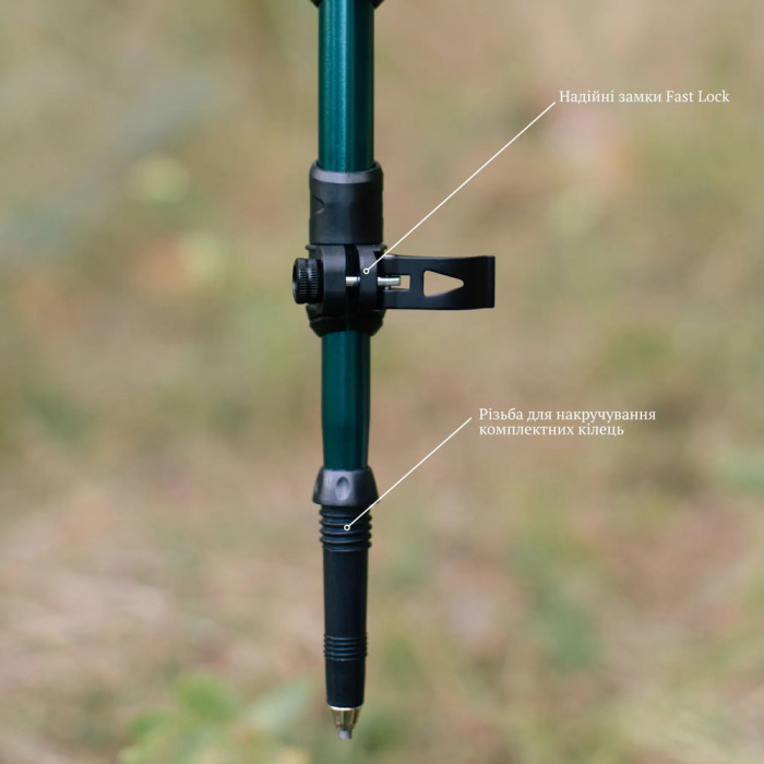 Трекінгові палиці Tribe Trekking Pole Alu T-ME-0026-ocean