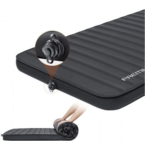 Самонадувний матрац KingCamp PREMIUM SINGLE (KM2001) BLACK 