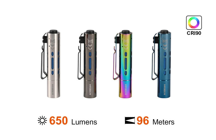 Ліхтар ручний AceBeam Rider RX, райдуга 