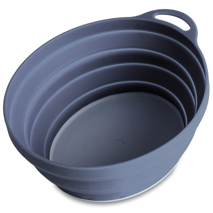 Тарілка Lifeventure Silicone Ellipse Bowl, Graphite 