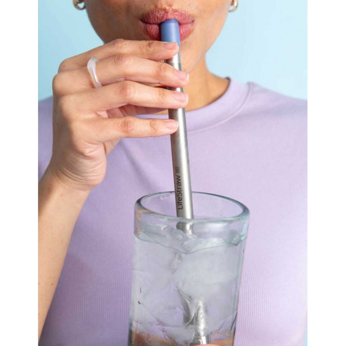 Фільтр для води LifeStraw SIP, 1 шт з футляром для перенесення, Midnight Blue (LSW LSSIP1MBWW) 