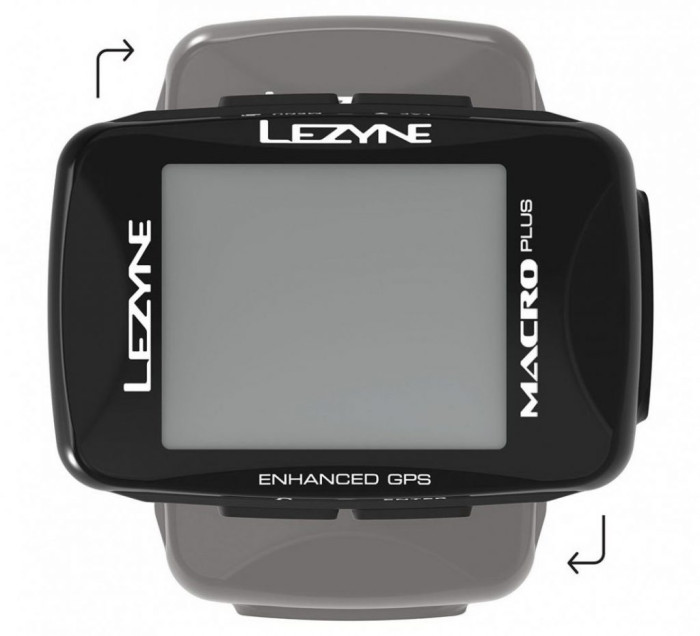 Комп'ютер Lezyne GPS MACRO PLUS GPS чорний 