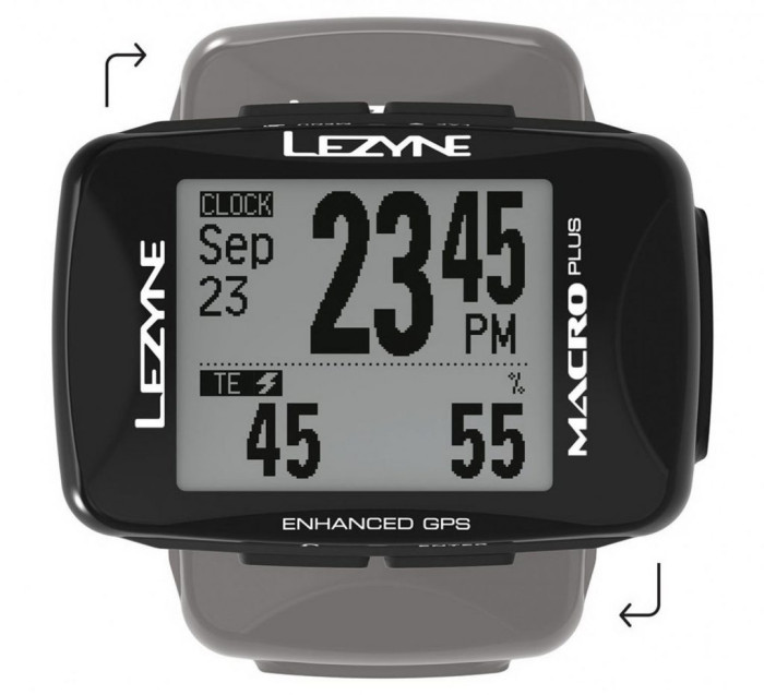 Комп'ютер Lezyne GPS MACRO PLUS GPS чорний 