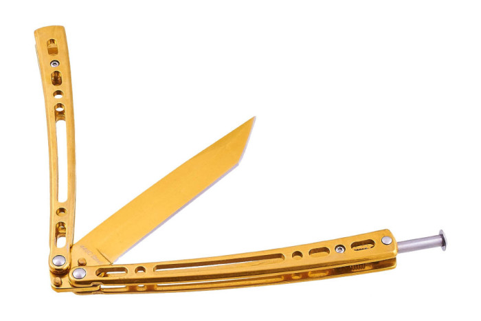 Ніж-метелик (балісонг) Grand Way 15 (золотий)