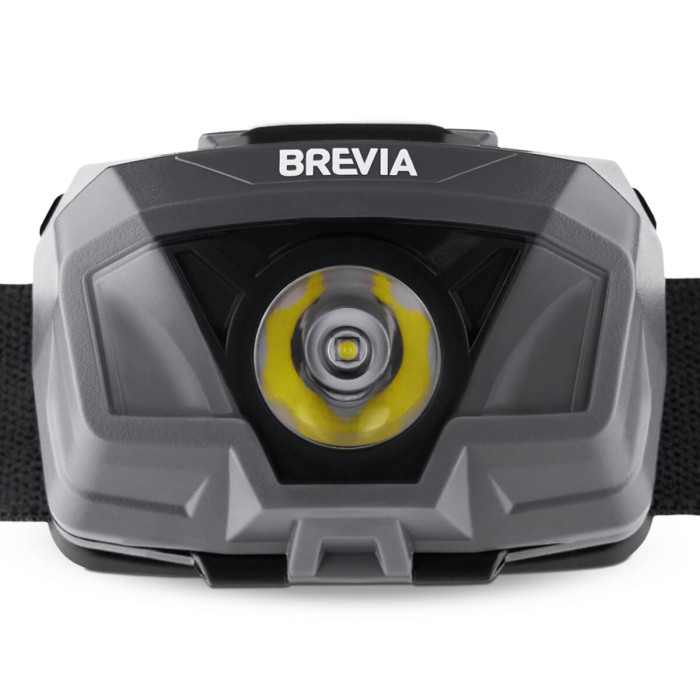 Ліхтар налобний Brevia 200Lm, 3 режими+flash, 3xAAA, IP64 