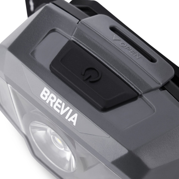 Ліхтар налобний Brevia 200Lm, 3 режими+flash, 3xAAA, IP64 