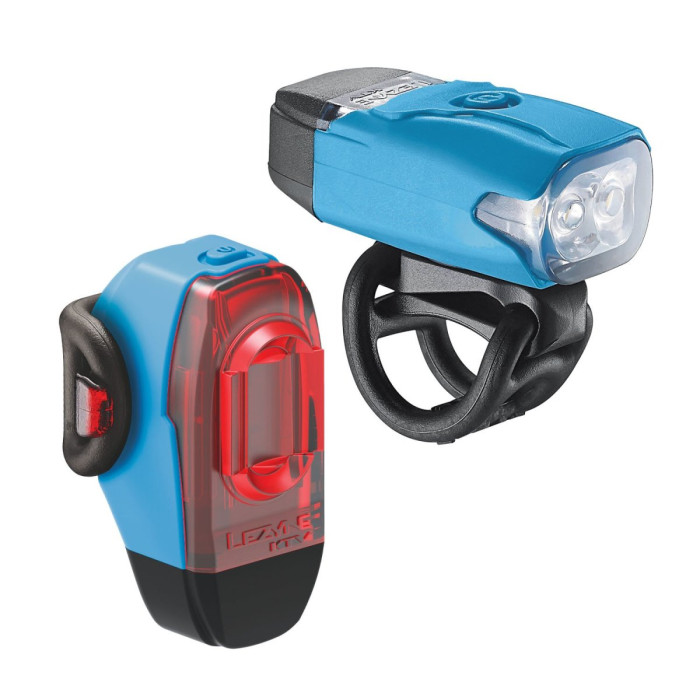 Комплект фар Lezyne KTV DRIVE PAIR 220/10 люменів Y14 Блакитний 