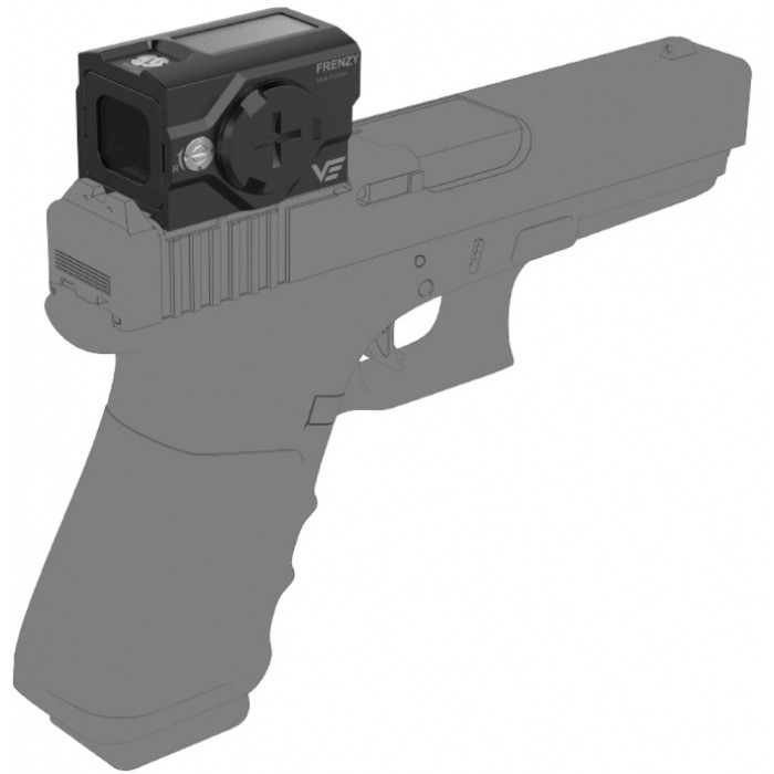Приціл коліматорний Vector Optics Frenzy Plus 1x18x20 Enclosed SOL Multi Reticle VOD footprint 