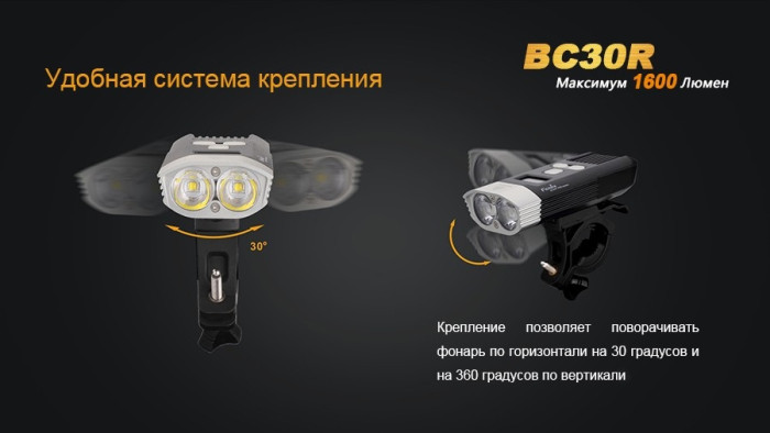 Велофара Fenix BC30R Cree XM-L2 (T6) 