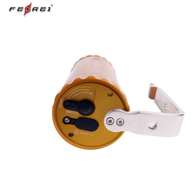 Підводний Ліхтар Ferei W160A Т6 тепле жовте світло, 800 люмен  