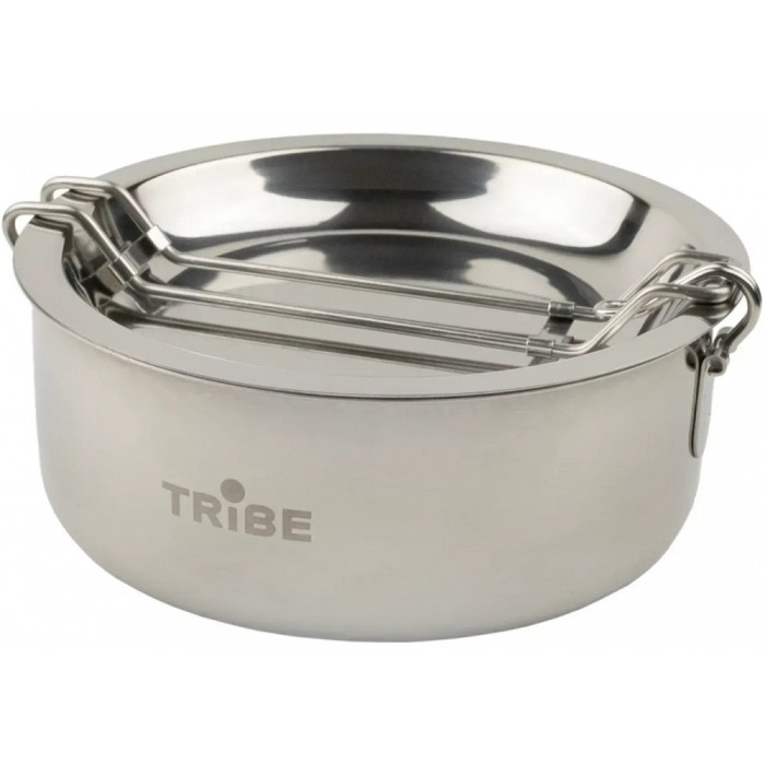 Набір посуду Tribe Tourist Set 1,2 л сталевий T-FG-0008-metal 
