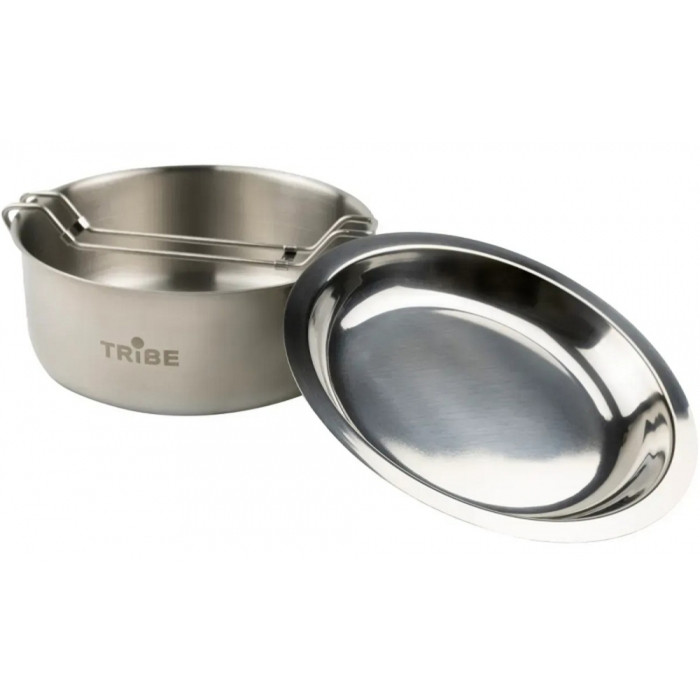 Набір посуду Tribe Tourist Set 1,2 л сталевий T-FG-0008-metal 