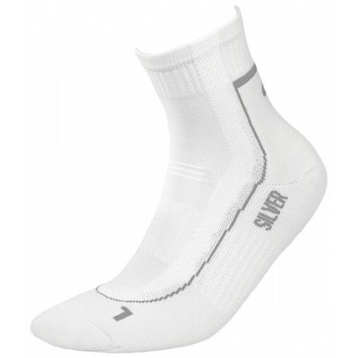 Термошкарпетки InMove Runner Deodorant білий з світло-сірим, 41-43
