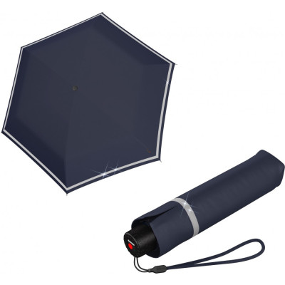 Парасолька Rookie Navy Reflective Мех/Складаний/6спиць/D90x22см