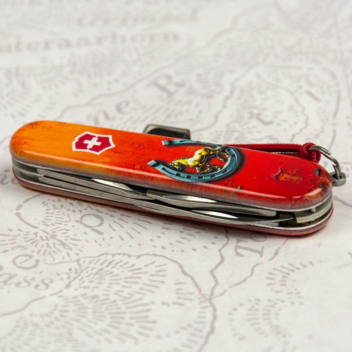 Складаний ніж Victorinox SPARTAN ZODIAC 3D Щаслива підкова 1.3603.Z5260hk 
