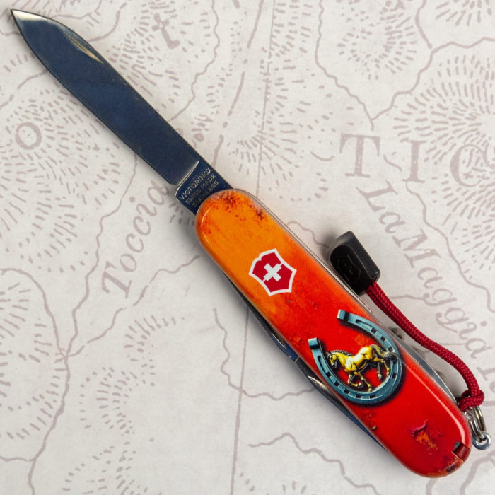 Складаний ніж Victorinox SPARTAN ZODIAC 3D Щаслива підкова 1.3603.Z5260hk 