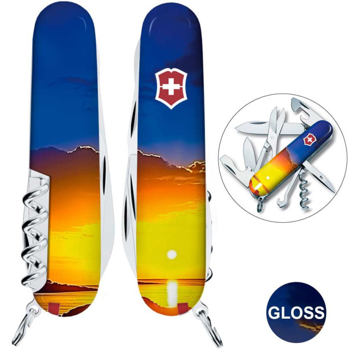 Складаний ніж Victorinox CLIMBER UKRAINE Світанок 