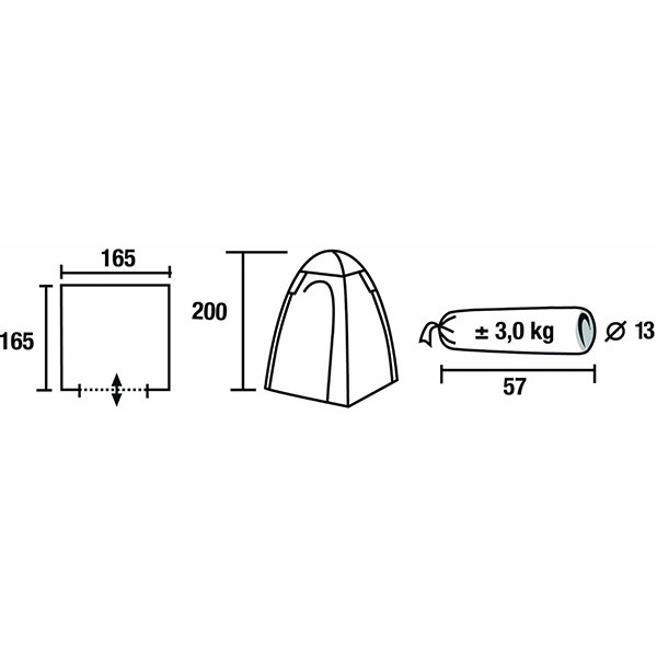 Намет High Peak Aquadome Blue 