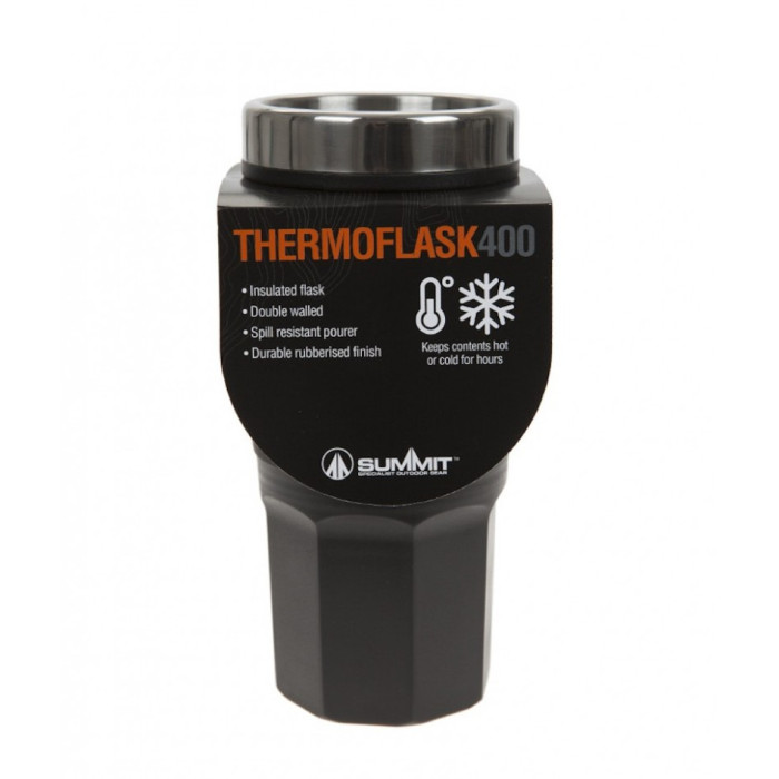 Термокружка Summit Insulated Mug Rubber Finish Чорна 400 ml 