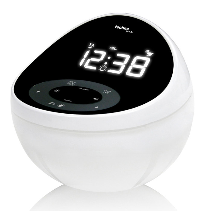Годинник настільний з радіо Technoline WT500 Black/White (WT500) 