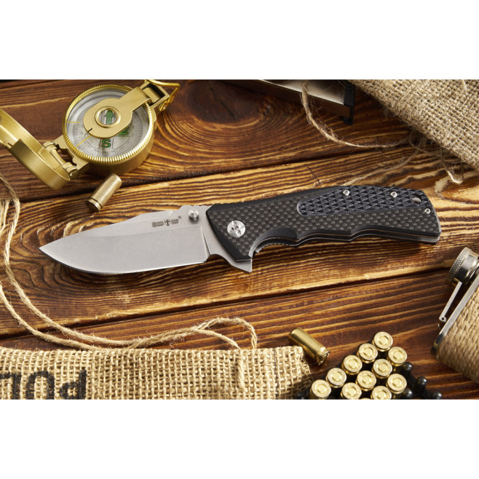 Кишеньковий ніж Grand Way WK 06197 (КАРБОН) 