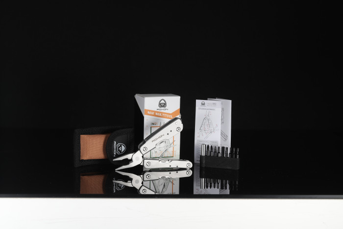 Міні мультитул Roxon M2 зі змінними бітами, сірий 