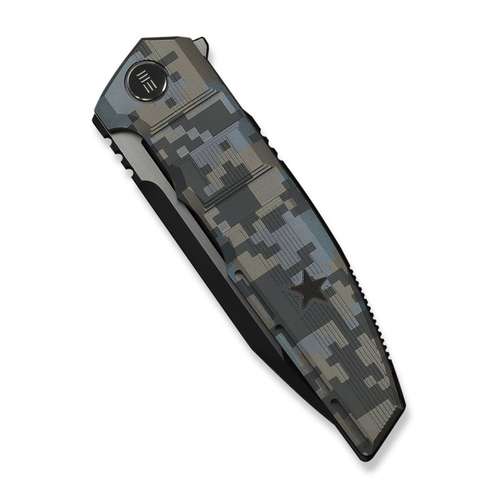 Ніж складаний туристичний Weknife Breach (9.8 см) Bohler M390 / Titanium піксель