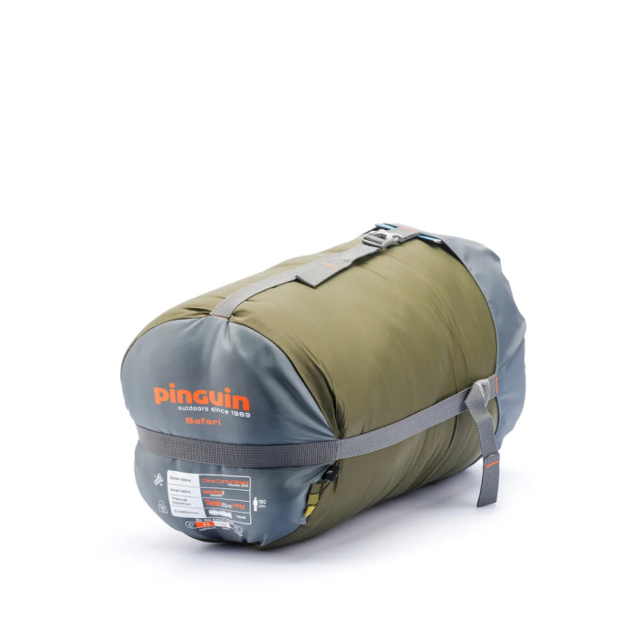 Спальний мішок Pinguin Safari (4/1°C), 190 см - Left Zip, Khaki (PNG 240344) 2020 