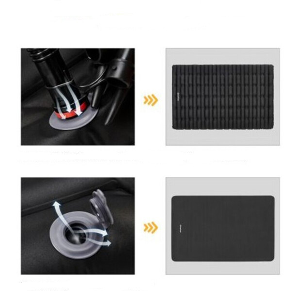 Самонадувний матрац KingCamp SUPER COMFORT DOUBLE (KM1906) BLACK 