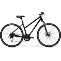 Велосипед Merida 2021 crossway 100 л( l) (55 л) глянцевий чорний (матовий сріблястий)