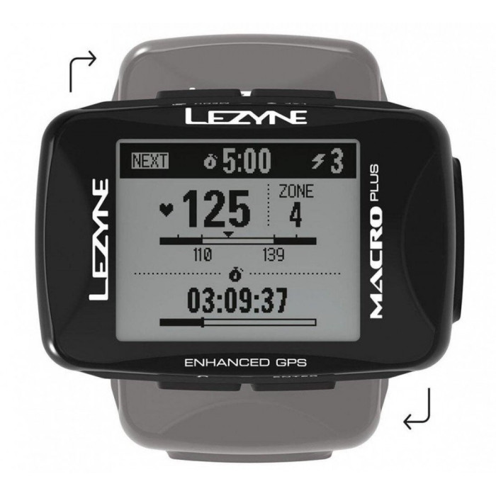 Комп'ютер Lezyne MARCO PLUS GPS SMART LOADED чорний 