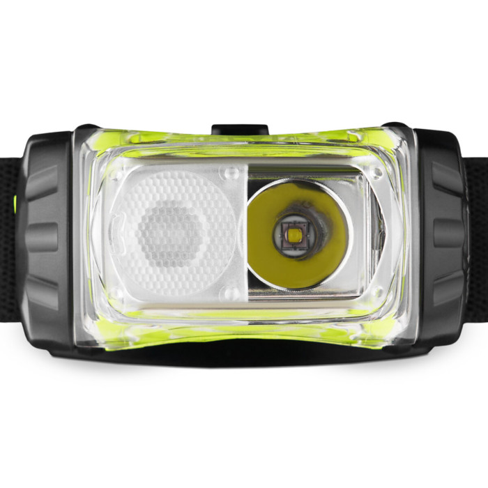 Ліхтар налобний Brevia 255Lm, 3 режими+flash+red, 3xAAA, IP64 (білий/червоний) 