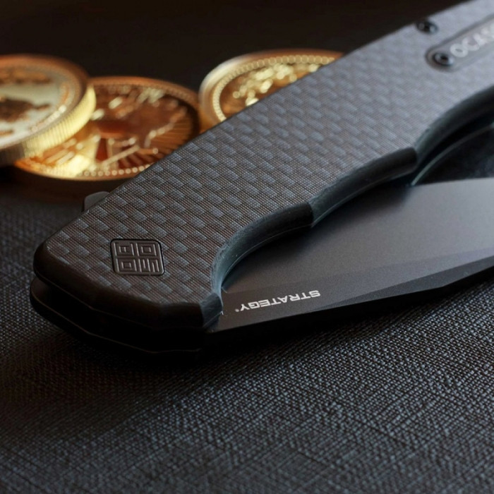 Ніж Ocaso Strategy, Carbon Fiber + G-10, Black 