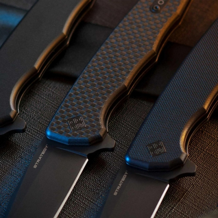 Ніж Ocaso Strategy, Carbon Fiber + G-10, Black 