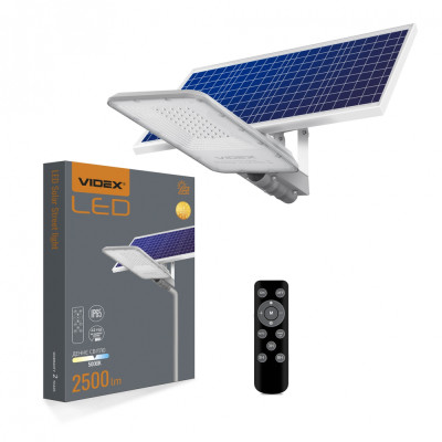 Ліхтар вуличний автономний Videx LED 30W 5000K (VL-SLSO-305)