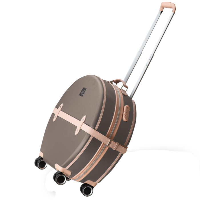 Валіза Semi Line 24" (M) Brown/Pink Cream (T5673-3) 