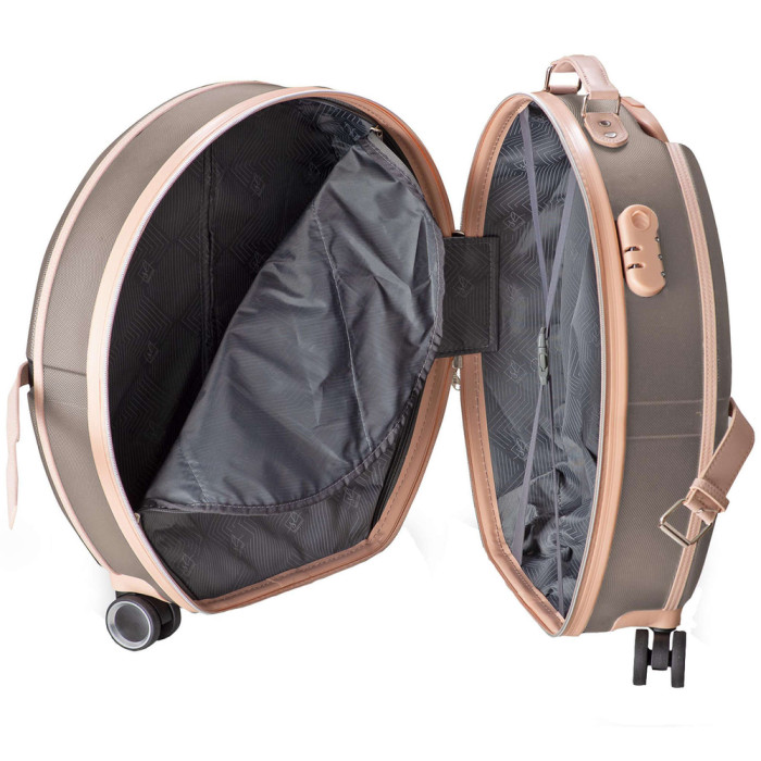 Валіза Semi Line 24" (M) Brown/Pink Cream (T5673-3) 