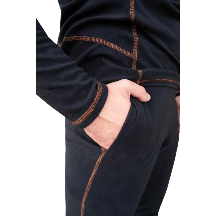 Термобілизна чоловіча Tramp Microfleece комплект (футболка+штани) black UTRUM-020, UTRUM-020-black-S 