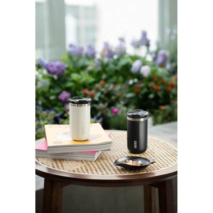 Термокухоль Wacaco Octaroma Lungo 300 мл, чорний 