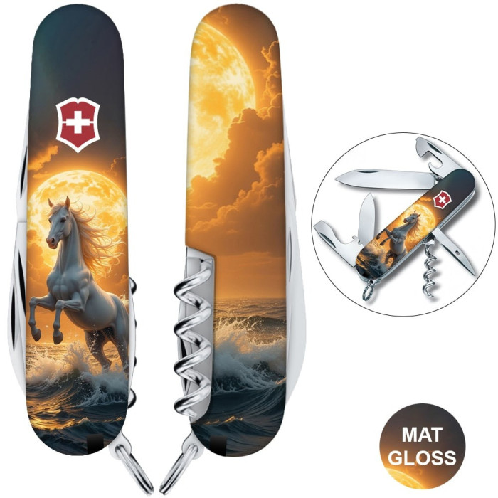 Складаний ніж Victorinox SPARTAN ZODIAC Величний кінь 1.3603.7.Z5230pk 