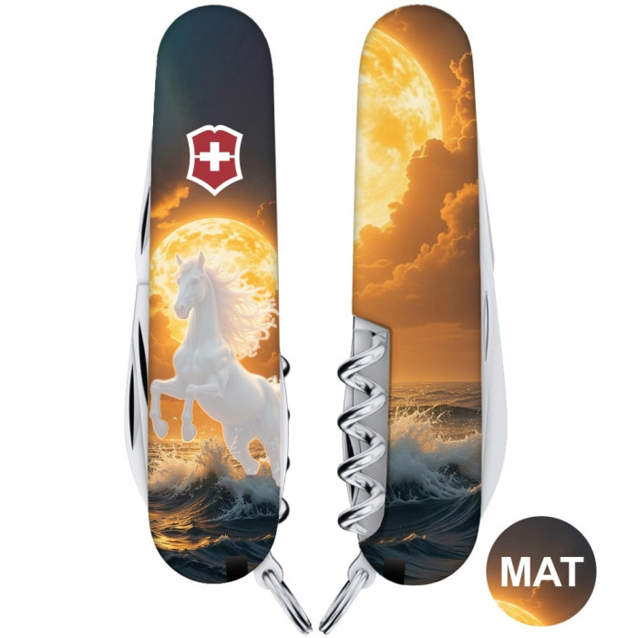 Складаний ніж Victorinox SPARTAN ZODIAC Величний кінь 1.3603.7.Z5230pk 