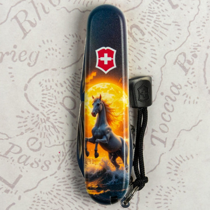 Складаний ніж Victorinox SPARTAN ZODIAC Величний кінь 1.3603.7.Z5230pk 