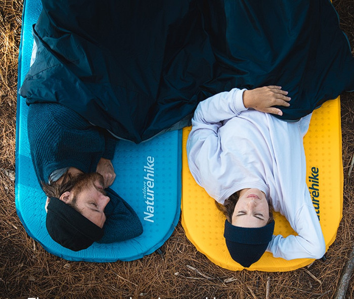 Килимок самонадувний Naturehike C034 NH19Q034-D, 30 мм, Розмір L, жовтий 