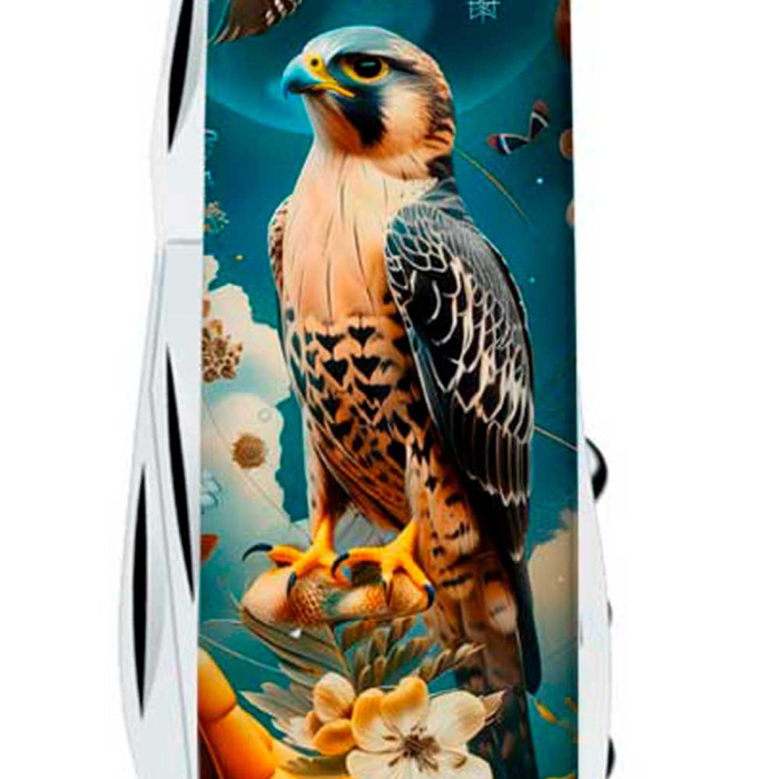 Складаний ніж Victorinox CLIMBER UKRAINE Сокіл-захисник 