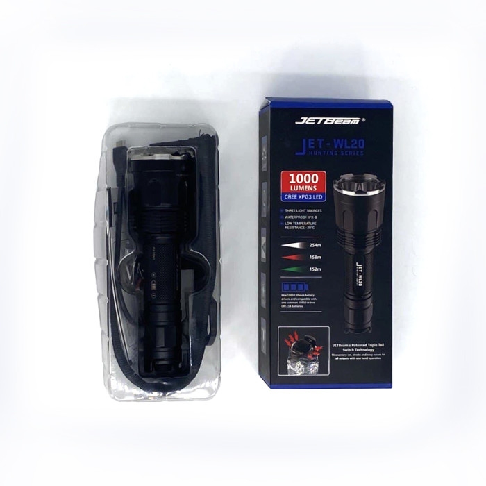 Ліхтар JetBeam WL20 Hunting + аккум. 2600 mAh 