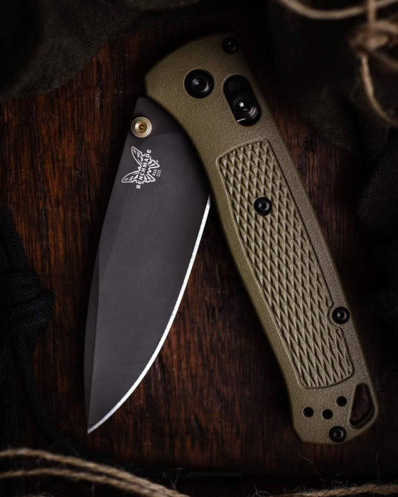 Ніж складний Benchmade 535GRY-1 сіра рукоять, сіре лезо 