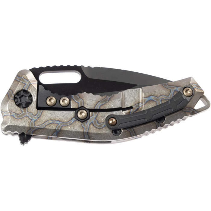 Ніж Heretic Medusa Tanto DLC Magnacut Flamed Titanium Grey 