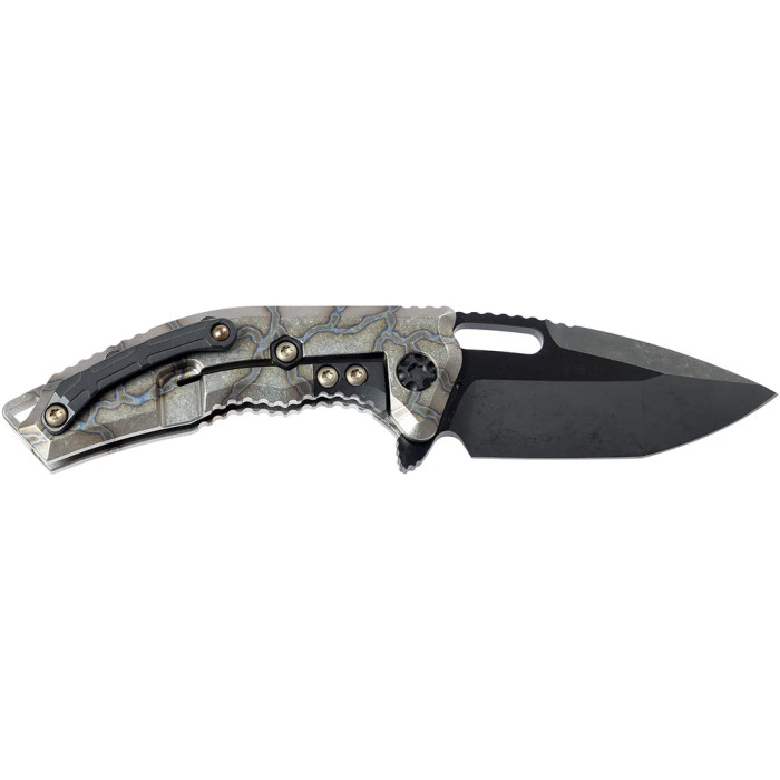 Ніж Heretic Medusa Tanto DLC Magnacut Flamed Titanium Grey 