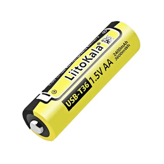 Акумулятор LiitoKala USB-T36 1.5V 3600mWh 