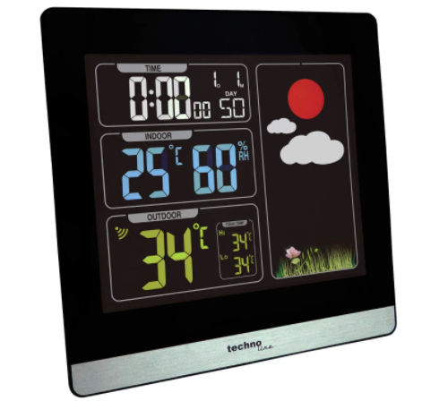 Метеостанція Technoline WS6448 - чорна 
